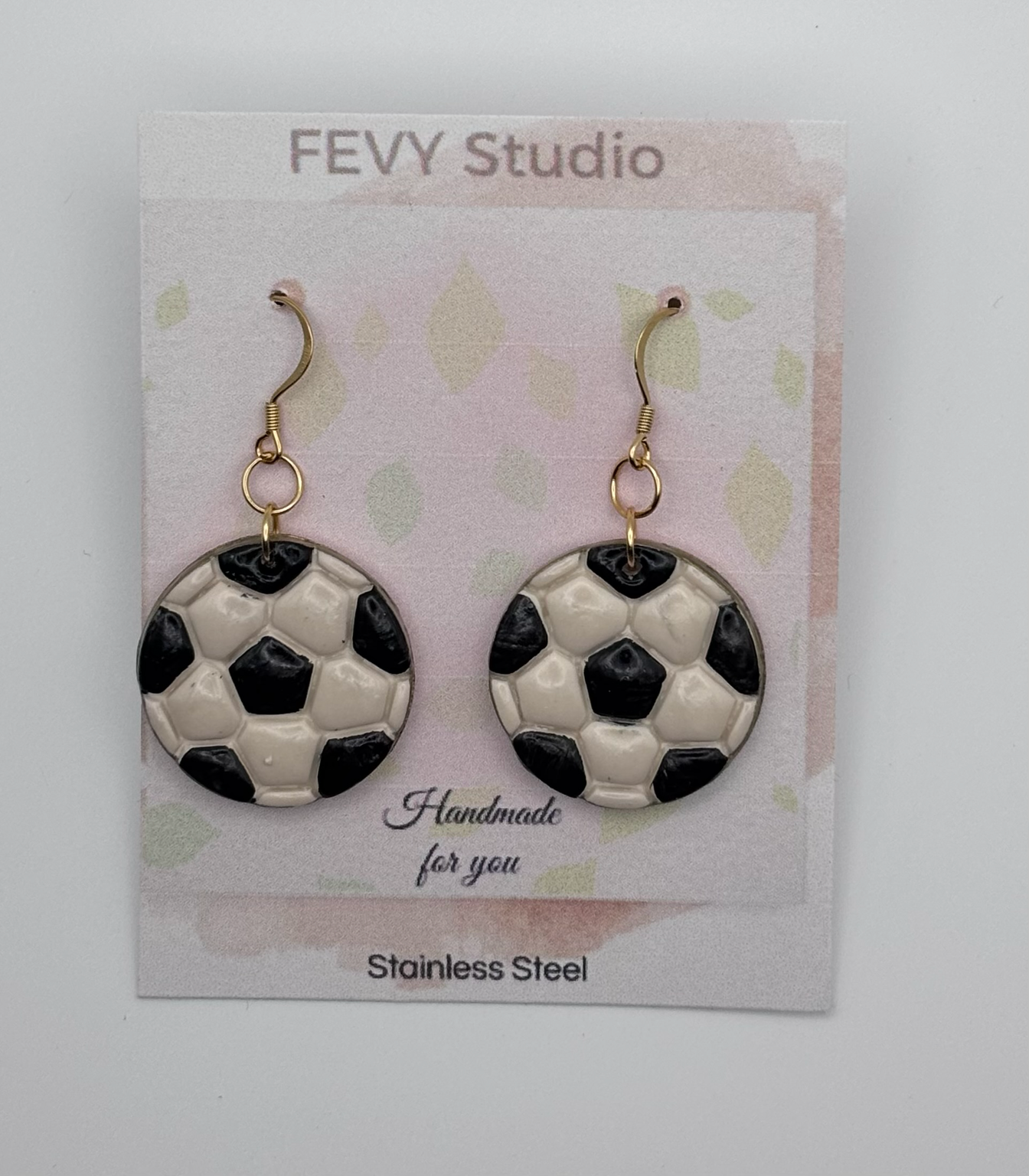 Game Day Earrings Set, Soccer Earrings, USA Flag Heart Studs, Soccer Ball Dangles, 3 Pack Earrings, Sports Jewelry, Football Fan Gift