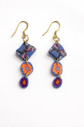 Handmade Polymer Clay Earrings |Colorful Floral Dangle Earrings | Lightweight Statement Jewelry | Stainless Steel Hooks | Floralful Earrings
