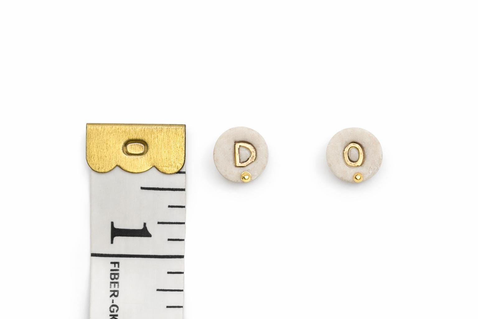 Mini Personalized Initial Earrings • Tiny Gold Letter Earrings • Custom Initial Jewelry • Minimalist Handmade Gift