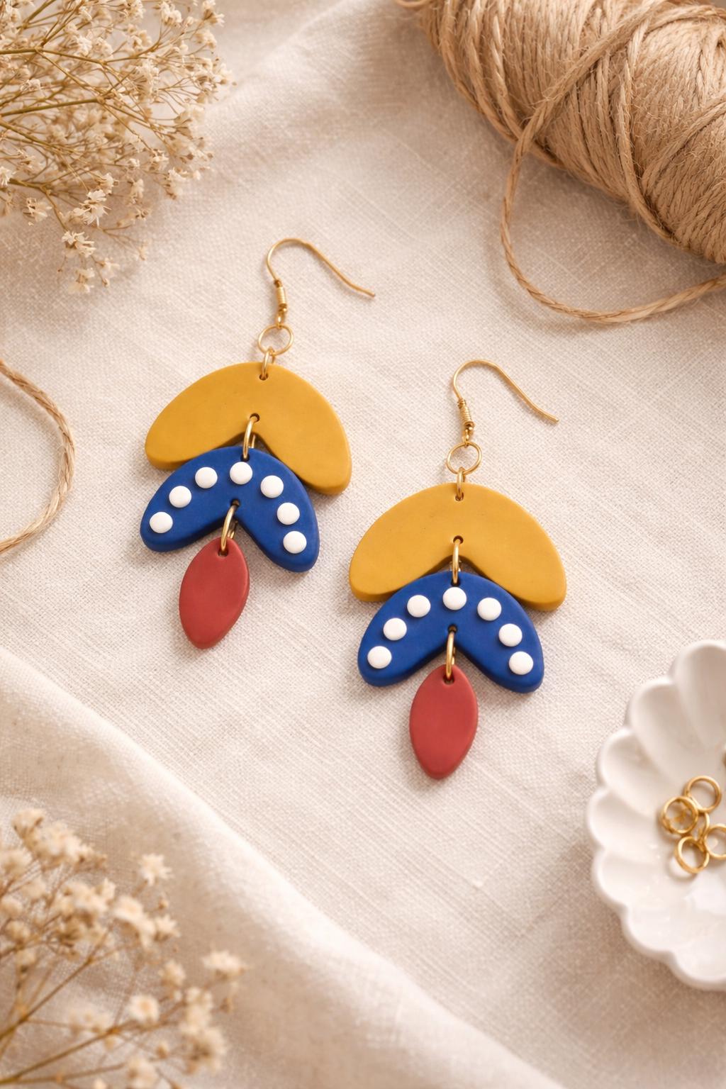 Venezuela Flag Earrings | 100% Net Profits Donated | Gift for Venezuela