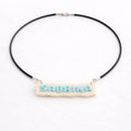Personalized Name Necklace, Custom Clay Name Necklace, Handmade Polymer Clay Jewelry, Cute Pastel Name Necklace, Gift for Her, Unique