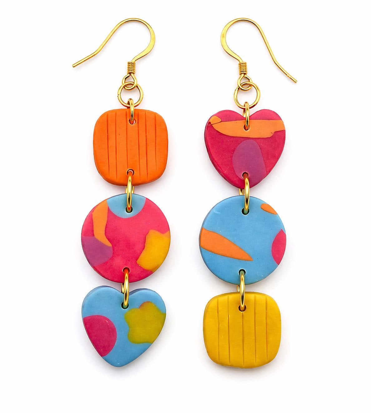 Colorful Statement Earrings for Women | Fun Handmade Boho Jewelry