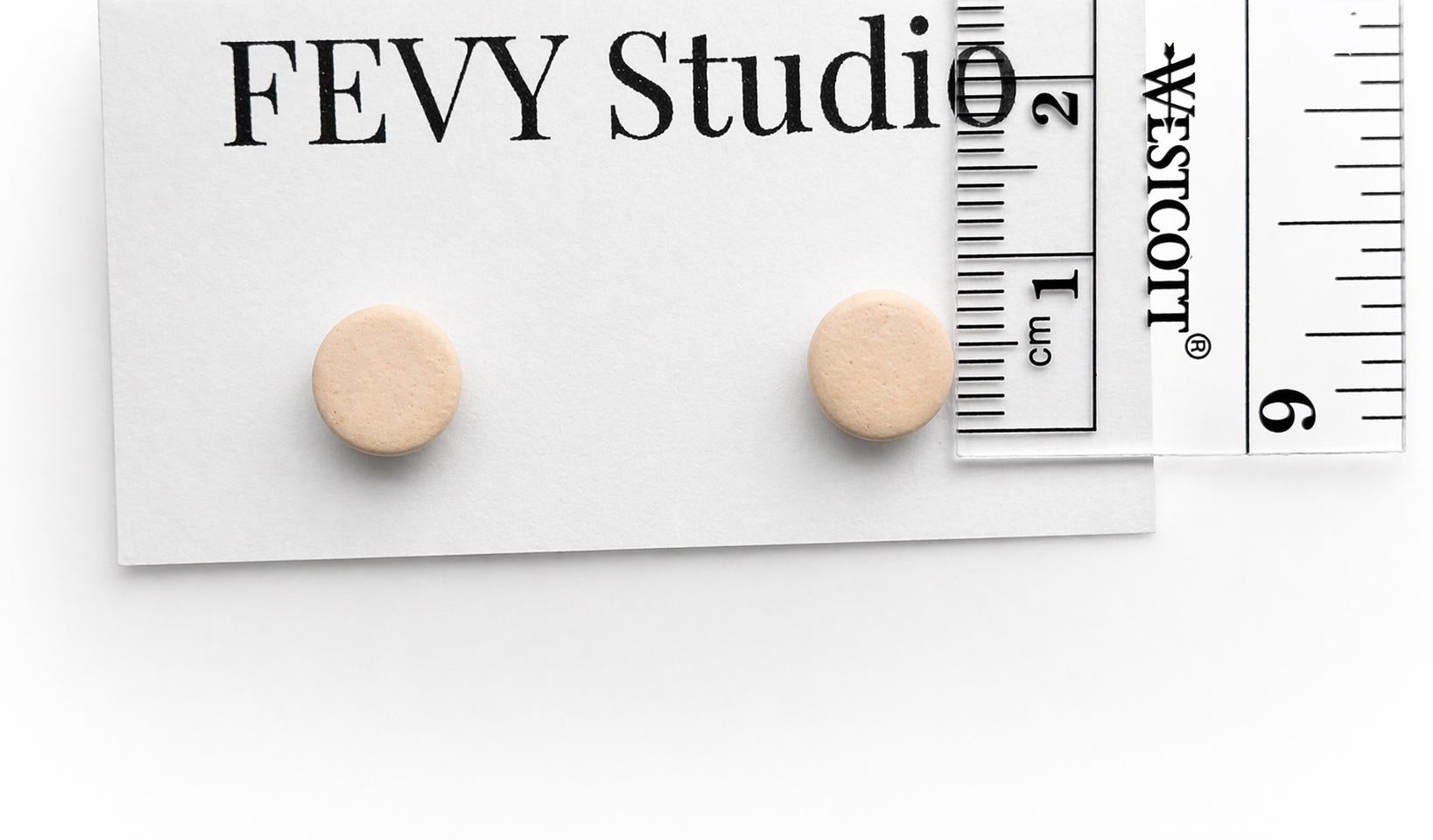 Minimalist Stud Earrings Set of 4 | Gift for Mom | Stainless Steel Posts | Handmade Polymer Clay Earrings | Mother’s Day Gift Set