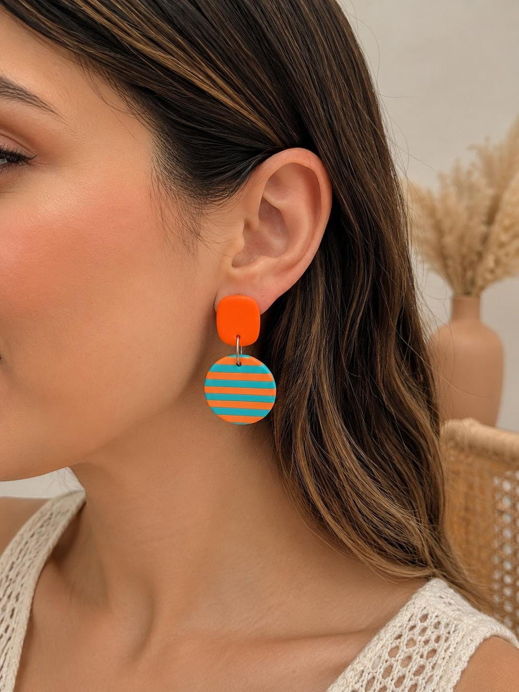 Color Block Earrings Collection | Mix & Match Polymer Clay Earrings | Choose 1 Pair or Set of 3