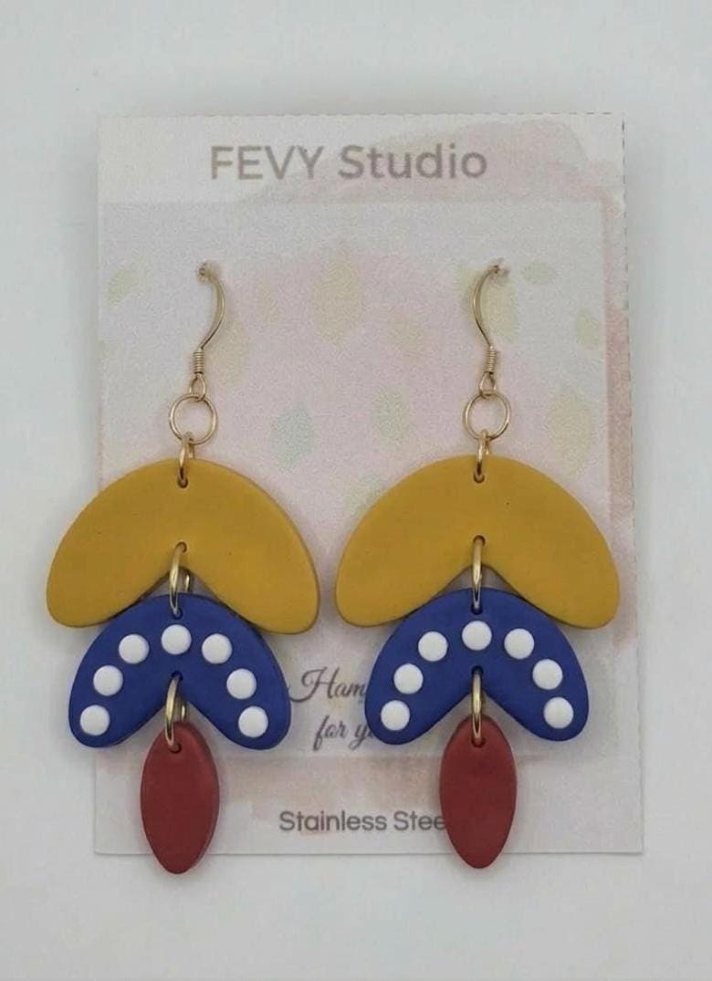 Venezuela Flag Earrings | 100% Net Profits Donated | Gift for Venezuela