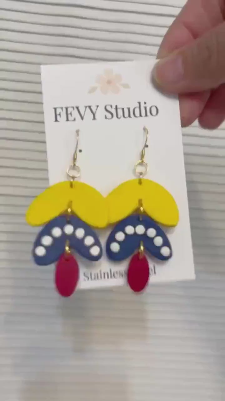 Venezuela Flag Earrings | 100% Net Profits Donated | Gift for Venezuela